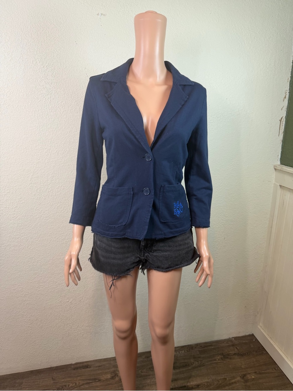 Billabong Navy Women's Blazer Jacket size medium